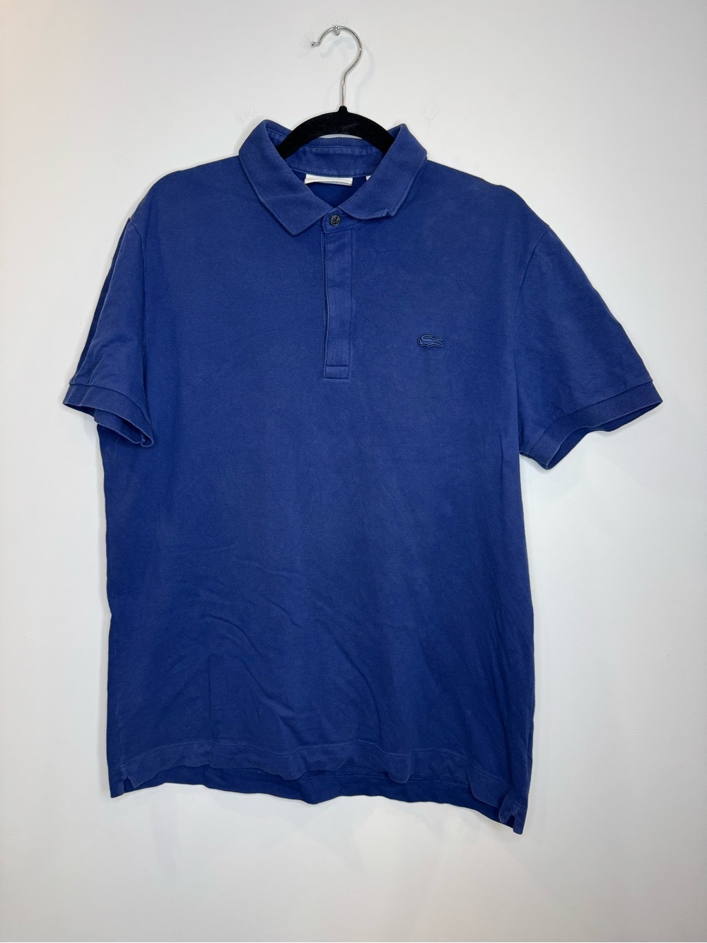 Lacoste Men's Classic Blue Polo piqué cotton Shirt regular fit